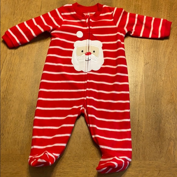 Little Me Santa pjs - Picture 1 of 2